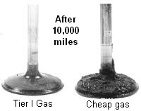 dirty intake valves